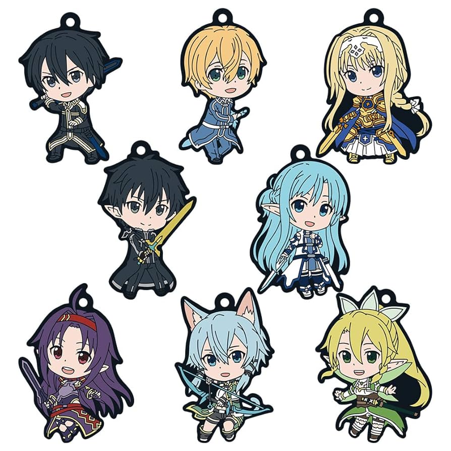 ソードアート・オンライン　ラバーストラップ　ソードアート・オンライン　グッズ ソードアート・オンライン ラバーストラップコレクション vol.2